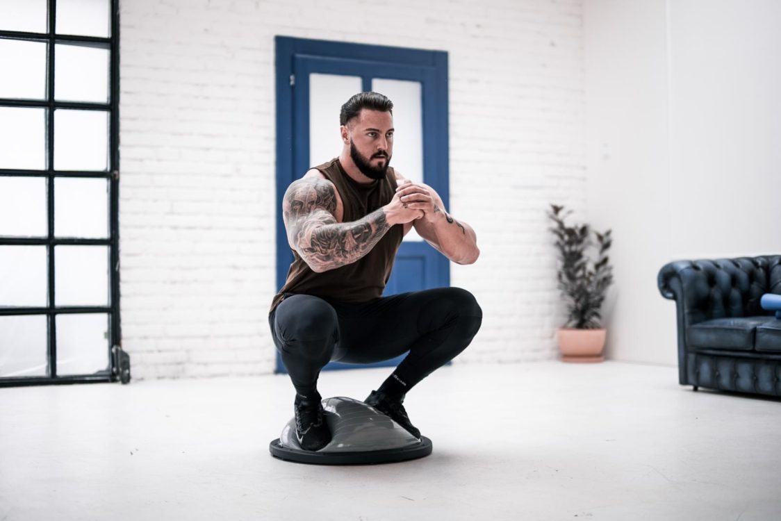 Balancing training equipment for at-home gym