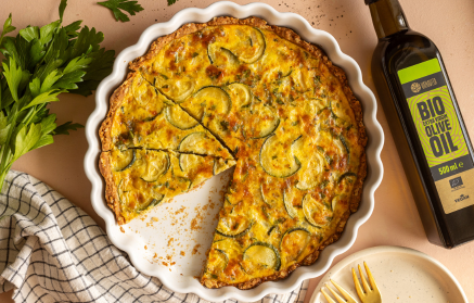 Przepis fitness: Quiche z cukinią i serem