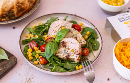 Babka z kurczakiem, szpinakiem i serem