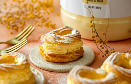 Przepis Fitness: Ptysie z kremem budyniowym