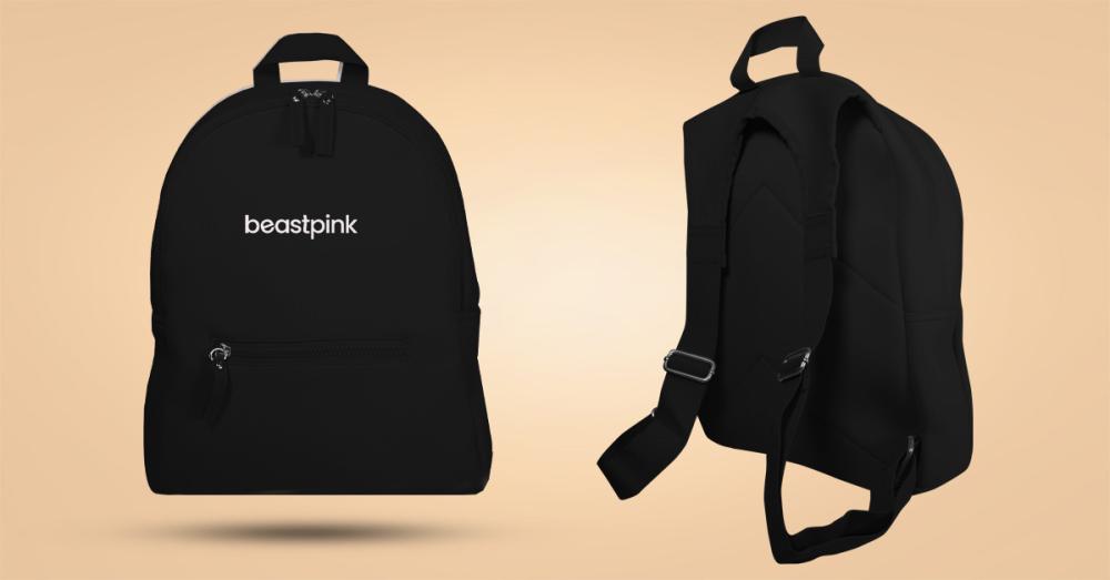 Plecak Bliss czarny - BeastPink