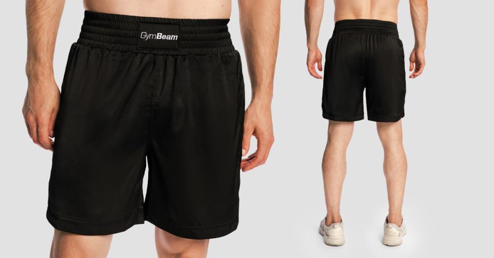 Boxing Combat Shorts Black - GymBeam