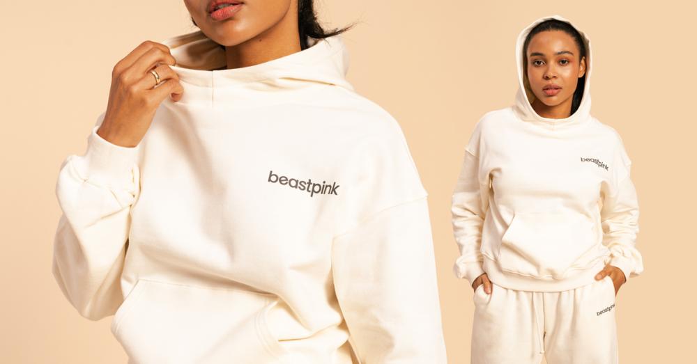 Women's Serenity Hoodie Ivory - BeastPink