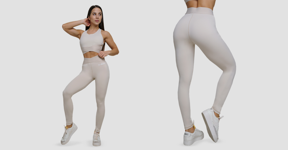 Damskie legginsy Agile Leggings Desert - GymBeam
