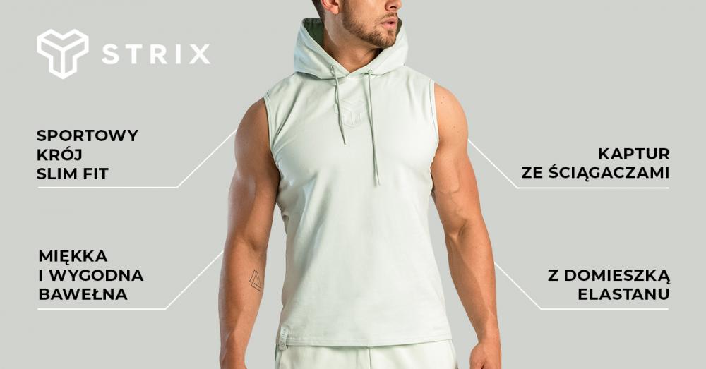 Essential Tank Top Hoodie Moon Grey - STRIX