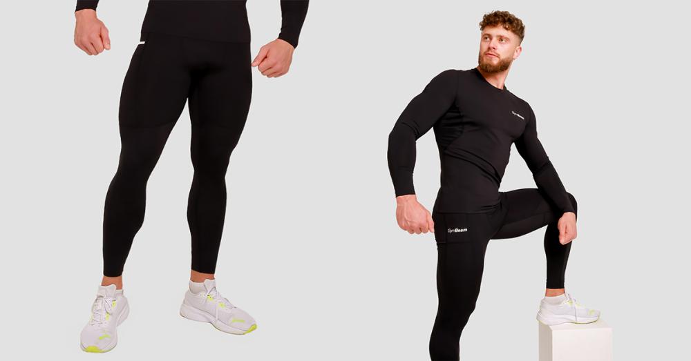 High Compression Leggings Black - GymBeam