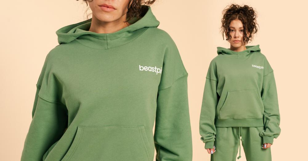 Women's Serenity Hoodie Olivine - BeastPink