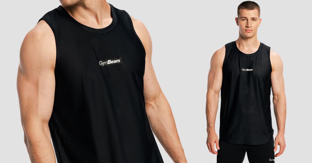 Combat Black Tank Top - GymBeam