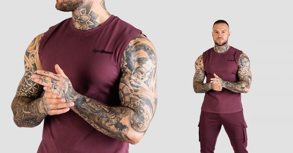 TRN Tank Top Eggplant - GymBeam