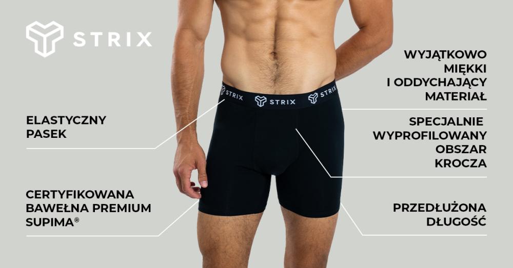 Men's Essential 2Pack Boxers Black - STRIX