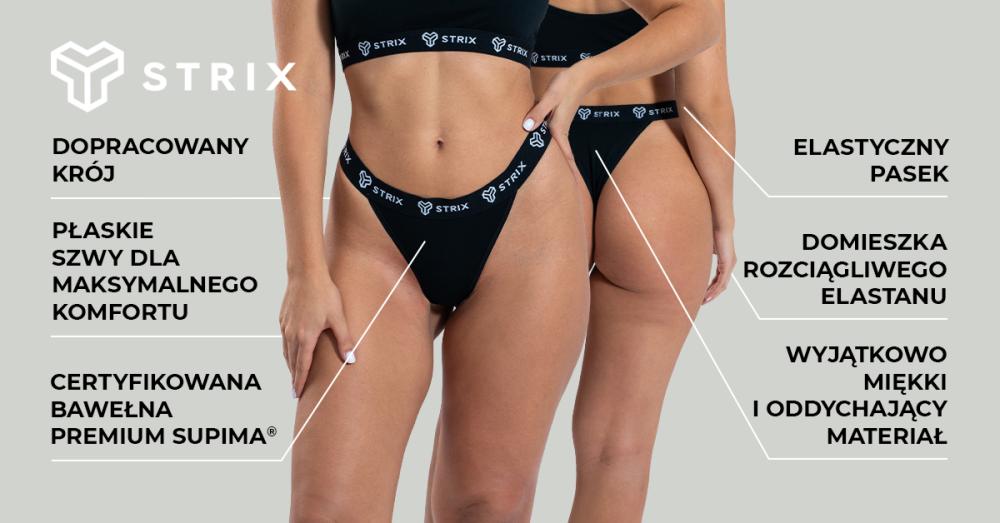 Essential Thongs 2Pack Black - STRIX