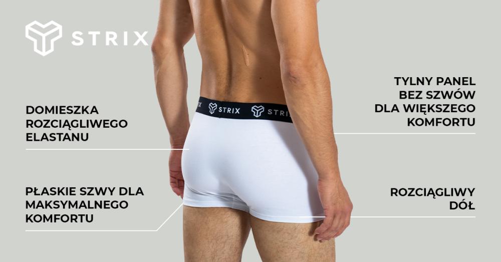 Męskie bokserki Essential 2Pack Black - STRIX