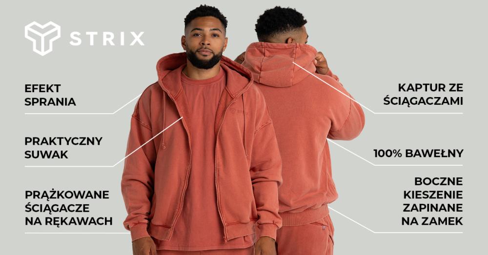 Washed Zip Hoodie - STRIX