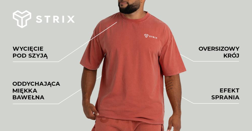 Oversized Washed T-shirt Black - STRIX