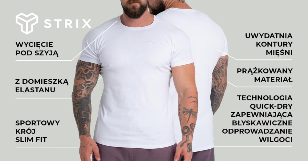 Ribbed T-Shirt Black - STRIX