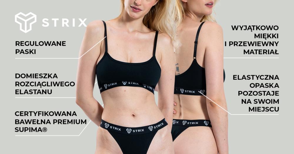 Essential Bralette Black Bra - STRIX