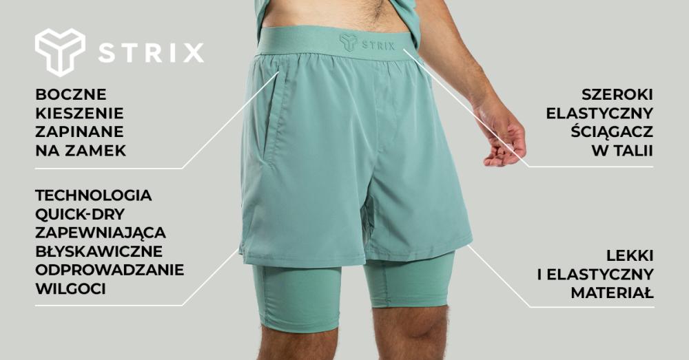 ULTRA 2in1 Shorts Agave - STRIX