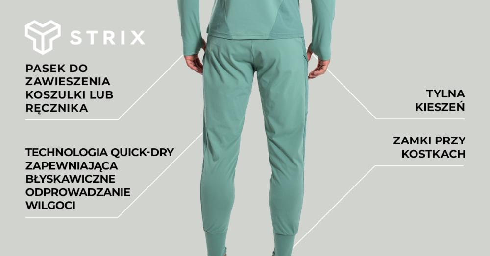 Czarne spodnie sportowe ULTRA - STRIX