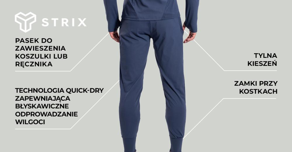 Czarne spodnie sportowe ULTRA - STRIX