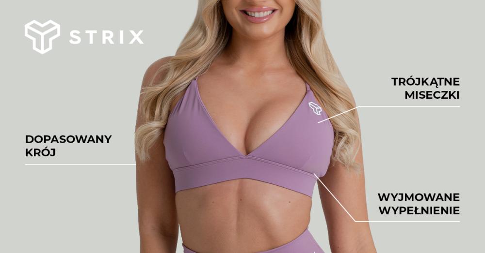 ZOA Triangle Sports Bra Black - GymBeam