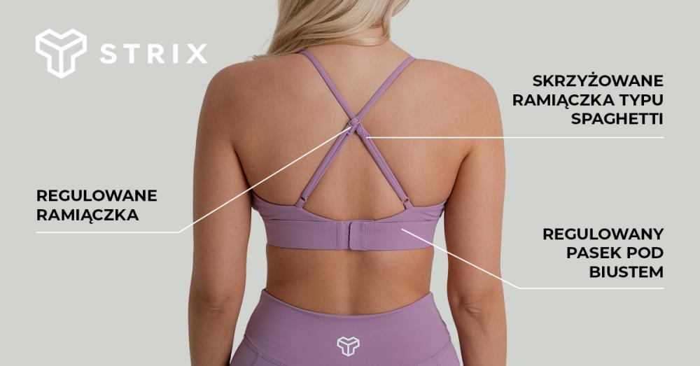 ZOA Triangle Sports Bra Black - GymBeam