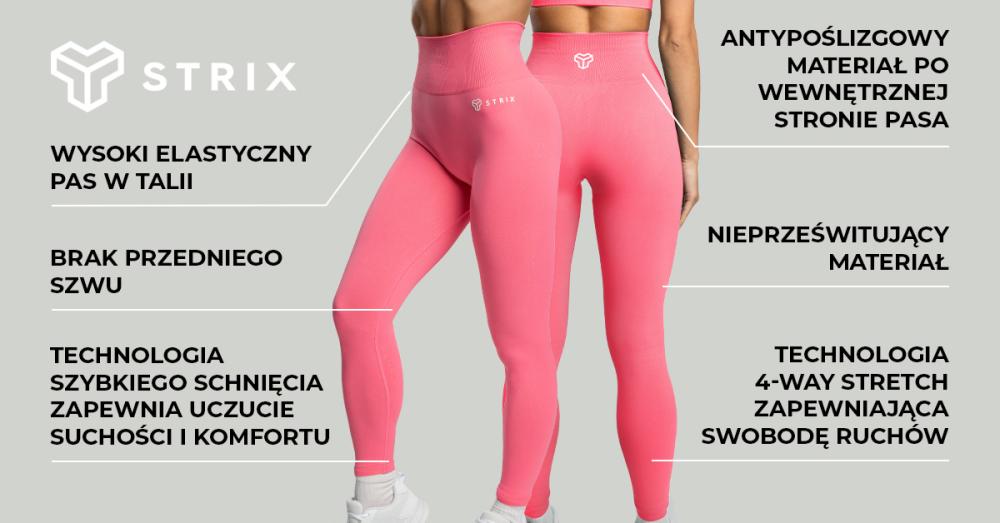 Damskie legginsy bezszwowe Moss - STRIX