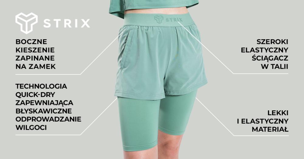 Women's ULTRA 2in1 Shorts Agave - STRIX