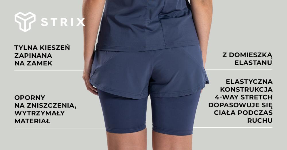Damskie spodenki ULTRA 2in1 Shorts Agave - STRIX