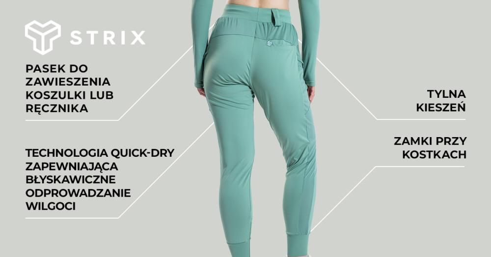 Damskie spodnie sportowe ULTRA Black - STRIX