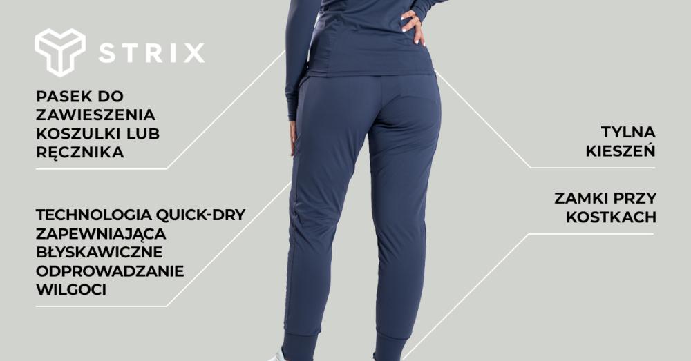 Damskie spodnie sportowe ULTRA Black - STRIX