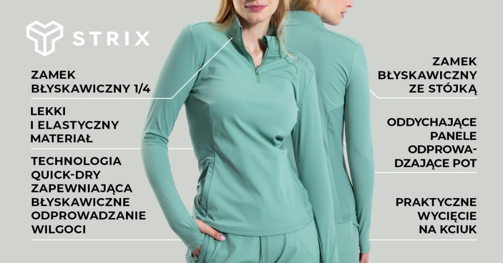 Damski top sportowy ULTRA Agave - STRIX