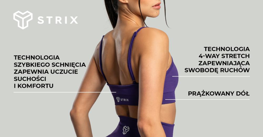 Seamless String Sports Bra Moss - STRIX