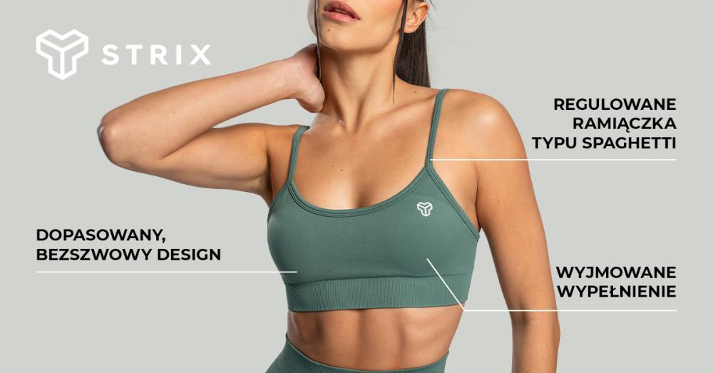 Seamless String Sports Bra Moss - STRIX