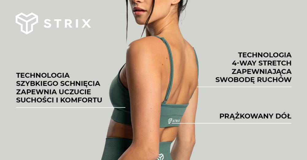 Seamless String Sports Bra Moss - STRIX