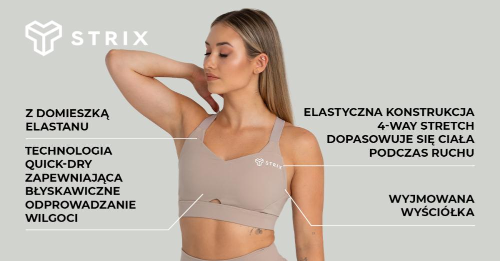 Biustonosz sportowy Taupe - STRIX