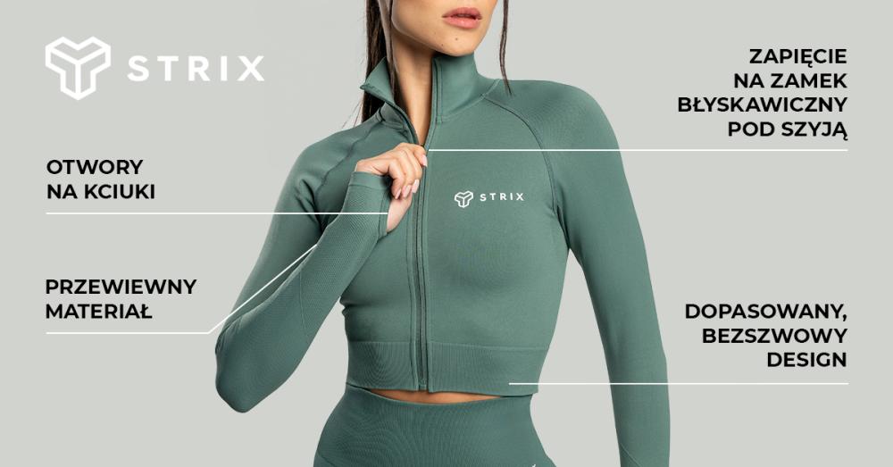 Women's Seamless Cropped Top Moss - STRIX