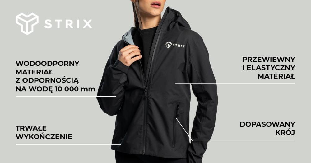 Women's Vertex Jacket Black - STRIX