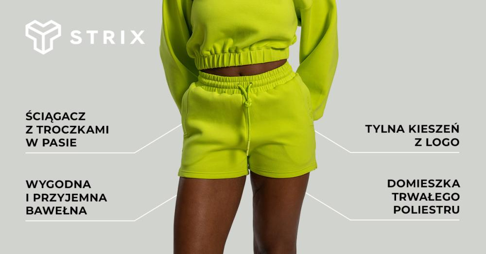 Women's Lunar Shorts Chartreuse - STRIX