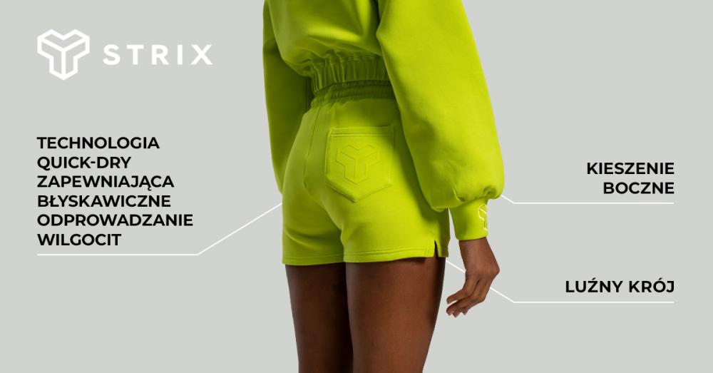 Women's Lunar Shorts Chartreuse - STRIX