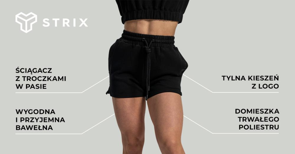 Damskie szorty Lunar Shorts Black - STRIX