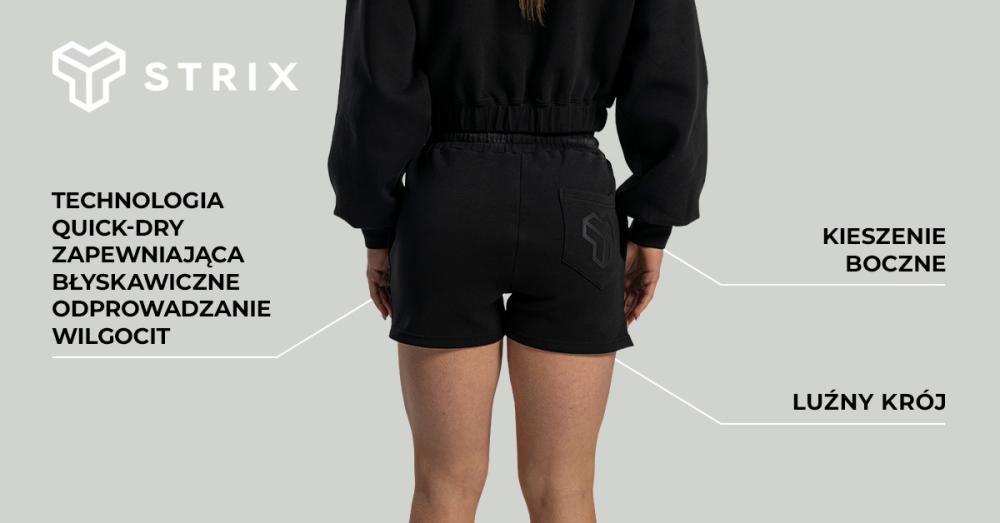 Damskie szorty Lunar Shorts Black - STRIX