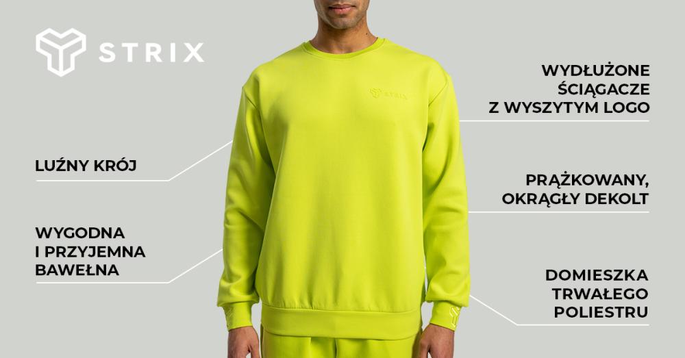 Relaxed Sweatshirt Chartreuse - STRIX