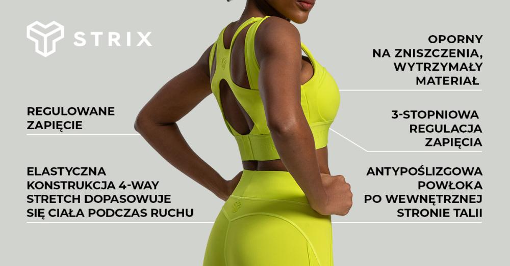 Lunar Sports Bra Chartreuse - STRIX