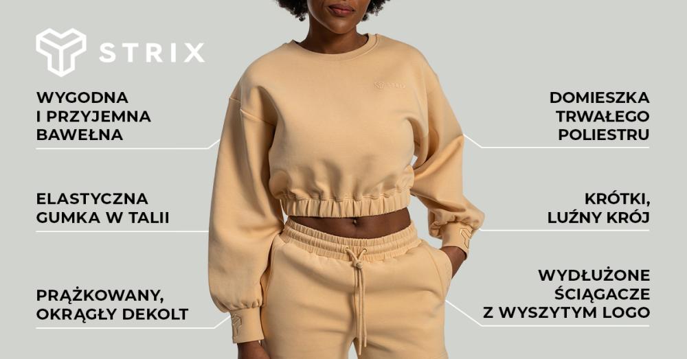 Women's Lunar Cropped Jumper Sandshell - STRIX