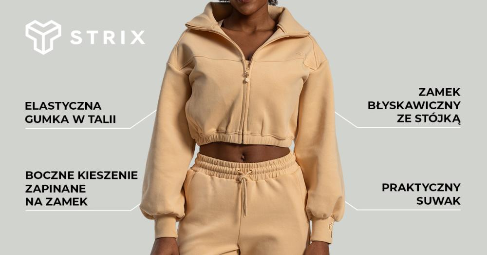 Dámska mikina Lunar Zip-Up Sandshell - STRIX