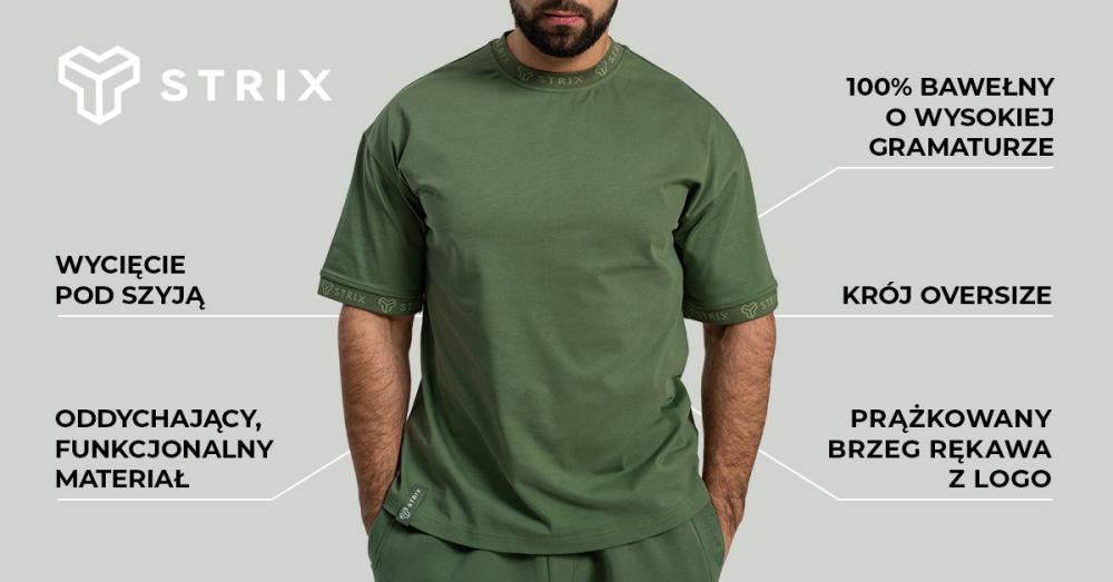 Oversized Heavy Tee Cedar Green - STRIX