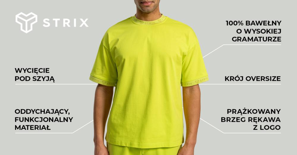 Oversized Heavy Tee Chartreuse - STRIX
