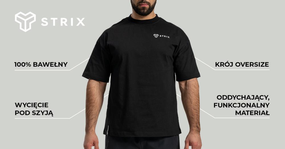 Oversized Tee Black - STRIX
