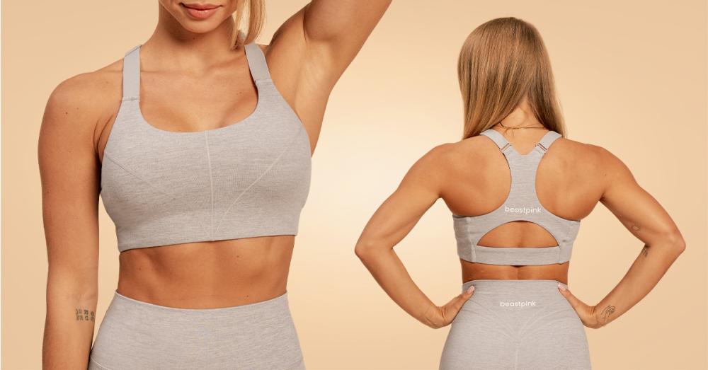 Sense Sports Bra Grey - BeastPink