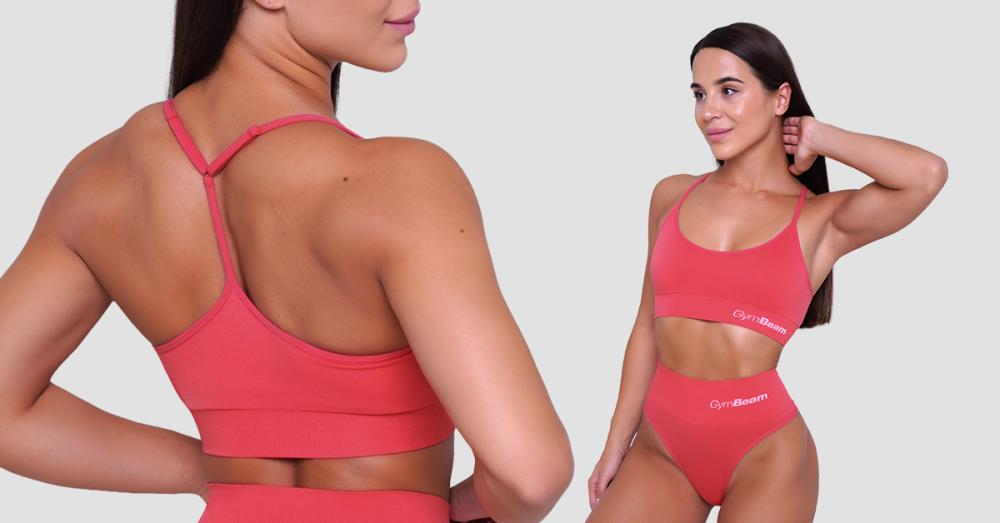 String Bralette Pink - GymBeam